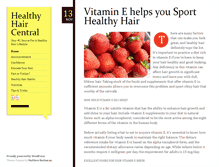 Tablet Screenshot of healthyhaircentral.com